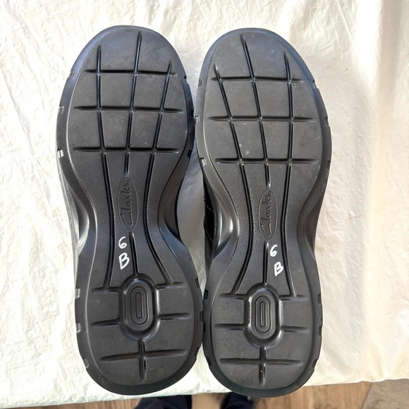 NWOT Clarks Gessler Step Black Leather Loafers Extreme comfort SZ 11 M main image 6